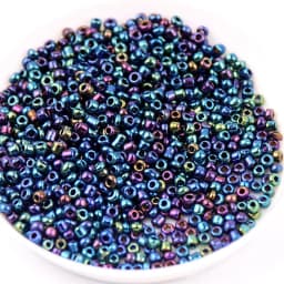 Size 1.5mm 2mm 3mm 4mm Electroplating Silver Bronze Metal Color Millet Beads Diy Handmade String Necklace Scattered Beads