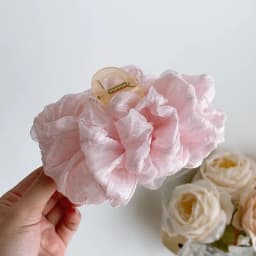 New Elegant Fabric Large Bubble Hair Clip for Womans Sense of Luxury Ponytail Shark Clip Fashion Girl Hair Clamp Hair Accessori