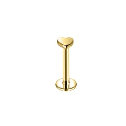ZS 1PC 16G Rose Gold Plated Helix Piercing Earring Zircon Lip Stud Star Moon Labret Piercing Jewelry Crystal Lip Body Jewelry