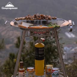 CAMPINGMOON PG-4 Scott Propane Stove Camping Large Diameter Windproof and Stable Pressure Stove Head Portable High Power Gas Stove
