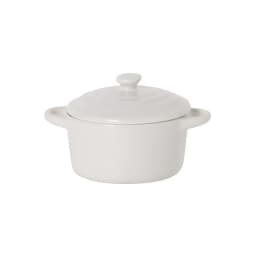 JUSTINLAU Ceramic Double Ear Bowl Mini Ceramic Glazed Baking Bowl Breskfast Steamed Egg Pudding Bowl Soup Bowls Microwave Oven
