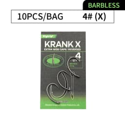 10Pieces Carp Fishing Hook Size 1 2 4 6 PTFE Coating Mirco Barded/Barbless PTFE Coating For Carp Fishing Terminal Tackle