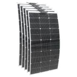 Flexible Solar Panel Charger 100W-1000W for Camping RV Boat Car Home Use 12V 24V Battery Charging Foldable Sun Energy Converter