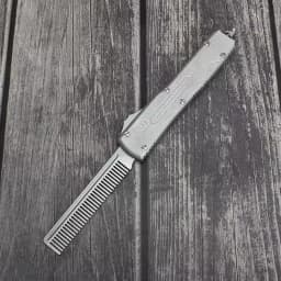 UT Tactical Beard Comb Custom OTF Excellently Designed Stone Washed Aviation Aluminum Handle Pocket Cool EDC Tools