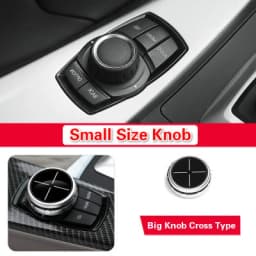 Original Car Multimedia Buttons Cover IDrive Stickers For BMW 1 2 3 5 7 Series X1 X3 F25 X5 F15 X6 16 F30 F10 F07 E90 F11