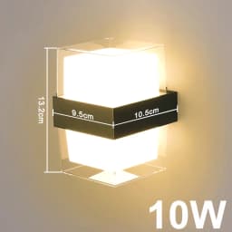 LED Wall Light 220V Bedroom Bedside Light Living Room Balcony Aisle Wall Lamp Corridor Wall Sconce Lamp