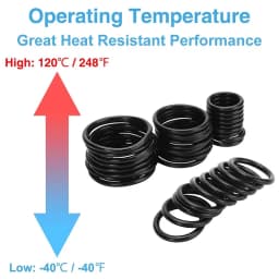 Rubber O Ring Set Gaskets Seal Nitrile Rubber Bands High Pressure O-Rings Repair Kit Sealing Elastic Band O Rubber