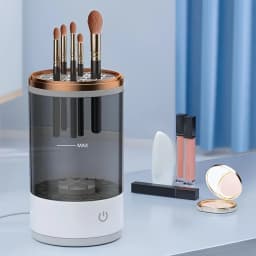 USB Powered Makeup Brush Cleaner, Odorless, Battery-Free, Essential Beauty Tool Accessory, Brush Washer and Dryer, Plug-and-Play
