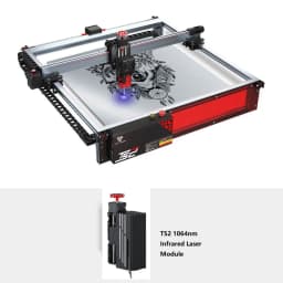 Twotrees TS2 10W Laser Engraver Compressed Spot Technology Emergency Stop Button Flame Detection CNC Laser Engraving Machine