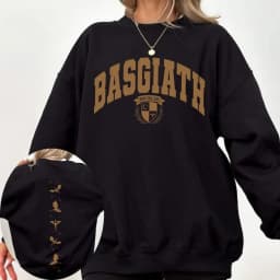 Fourth Wing Double-Sided Sweatshirts Basgiath War College Clothing Dragon Rider Sweatshirt Book Lover Men Women Fashion Tops