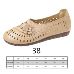 Soft Sole Leather Shoes Soft Flat Bottom Loafers Soft Flat Bottom Loafers Leisure Slip-on Corrective Breathable Flats PU Leather