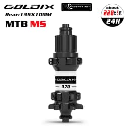 GOLDIX M370 MTB Bike Hub 24H Straight Pull 6-Bolt Disc Brake 36T Ratchet Sealed Bearing Boost HG XD MS Freehub Thru Axle Hubset