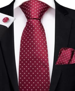 Hi-Tie White Red Striped Paisley Solid Wedding Tie For Men Design Mens Necktie Hanky Cufflink Business Party Dropshipping