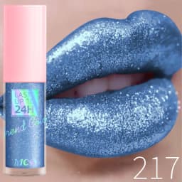 18 Colors Diamonds Glitter Lip Gloss Long Lasting Waterproof Liquid Lipstick Pearl Shining Lip Color Sparking Lip Makeup Women