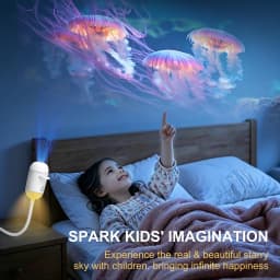 2 in 1 USB Galaxy Projector Light Adjustable Focus Car Interior Ambient Lamp Home Room Starry Star Kids Projection Night Light