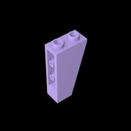 Gobricks GDS-864 Slope, Inverted 75 2 x 1 x 3 compatible with lego 2449 children's DIY Educational Building Blocks Technical