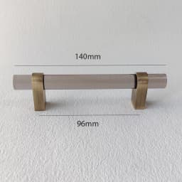 Smoky Gray Acrylic+Brass for Furniture Handles and Knobs Kitchen Doors Cabinet Drawer T Bar Funiture Wardrobe Appliance Handle