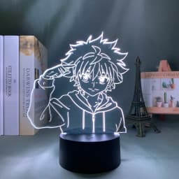 Acrylic 3d Lamp Anime Hunter X Hunter Killua and Gon for Bedroom Decor Nightlight Birthday Gift Led Night Light Manga Hxh Killua