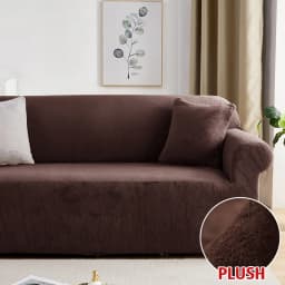 Plush Fabric Sofa Covers for Living Room 1/2/3/4 Seats Elastic Stretch Couch Cover L Shaped Sofa Slipcover Furniture Protector