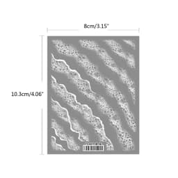 1 Sheet Simulation Wave Sticker Resin Wave Painting Sticker Decorative Decal DIY ABS Mold Film Filling Material