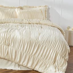Bed Linen Bed Sheet Bedding Comforter Sets Wrinkled Light Brown Bohemian Fluffy Bedspread Bedding Duvet Cover 2/3 Pcs Set