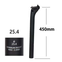 ELITAONE MTB Carbon Seat Post 20mm Offset 25.4-31.6mm Clamp 350-450mm Length Mountain/Road Bike Seatpost Lightweight Design