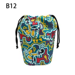 Tanqu New Drawstring Canvas Fabric Inner Pocket Lining for Obasket Obag Handbag Insert for O Basket O Bag