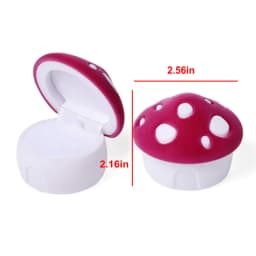1PCS Mini Velvet Ring Box Creative Jewelry Case Holder Ring Earring Display Box for Wedding Proposal Engagement Birthday Gift