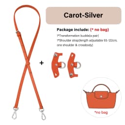 CRAZYSMITH Bag Transformation Bag Accessories for Longchamp Mini Bag Straps Punch-free Genuine Leather Shoulder Strap Crossbody