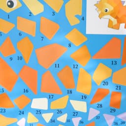 Mr Paper 12pcs/bag Sticker Book Students' Handmade 3D Geometric Collage DIY Stickers Early Educational Stickers For Journal
