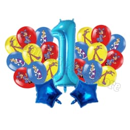 The Amazing Digitals Circus Digit 1-9 Balloons Kids Kawaii Birthday Decoration Baby Shower Gender Reveal Party Supplies Gift New