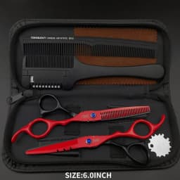 VP Professional Hairdressing Scissors Barber Set 5.5 6.0 Hairdresser Hair Beauty Scissors Set Cutting Hair Thinning Salon Tools
