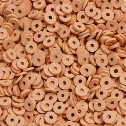 350Pcs/Lot 6mm Flat Round Polymer Clay Beads Loose Spacer Beads for Jewelry Making DIY Needlework Bracelet Necklace Earrings