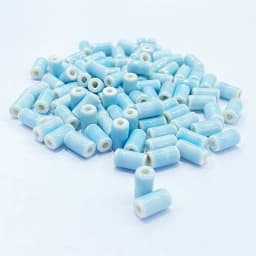 10*5MM Tube Shape Long Cylinder Ceramic Porcelain Spacer Beads For Jewelry Making DIY Column Accessory