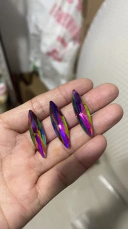 Navette Glass Crystal Pointback Color Rhinestone Strass Stones Clothing Crafts Jewelry Making 10mmX35mm 10mmx48mm 30pcs