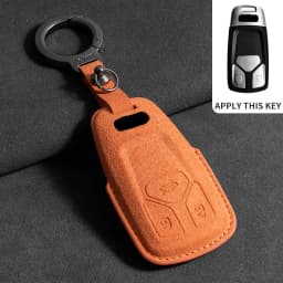 Car Key Case Cover For Audi A1 A3 8P A4 B9 A5 A6 C7 8S A7 A8 Q3 Q5 Q7 4M S4 S5 S6 S7 S8 RS3 RS6 SQ5 TTS Car Keychain Accessories