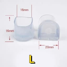 2-20pcs Silicone Heel Protectors Stoppers Latin Stiletto Dancing Covers Antislip High Heeler Bridal Wedding Shoes Accessories