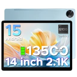 DOOGEE 2 in 1 Tablet PC Tab E3 Max Gmini AI 14" 2.1K Display 13500mAh Battery Android 15 32GB (8+24) 256GB Helio G100 Tablet PC