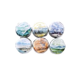 30mm * 2m/roll vintage Ins mountain plain island scenery PET stickers creative decoration DIY handmade scrapbook masking tape