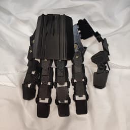 Multifunction Mechanical Wearable Hand Armor Tactical Punk Gloves Man Goth Techwear Style Cosplay Gloves Equipment