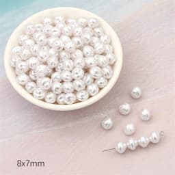 Cute Irregular Shape ABS Imitation Pearls Beads Charms for Necklace Bracelet Bead For Jewelri Makeing