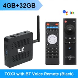 TOX3 Smart TV Box Android 11 4GB 32GB Amlogic S905X4 Wifi 1000M BT 4K Media Player Set Top Box