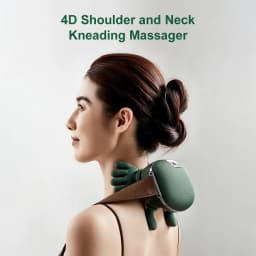 Wireless Neck Cervical Trapezius Kneading Massage Shawl 4D Bionic Finger Neck Shoulder Massager Brushless Motor Neck Masajeador