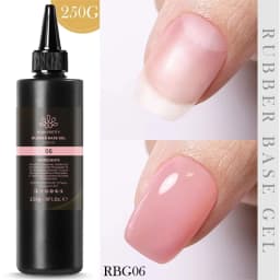 BORN PRETTY 250g Base and Super Top Coat Not Chip Peel Base Gel Glossy Shine Finish Soak off UV LED Drying Long Lasting UV Gel