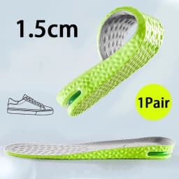 1Pair/2Pair Height Increase Sports Insole Air-Cushioned Shock-Absorbing Insoles Men Women Breathable Comfort Insoles