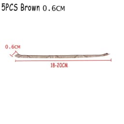 5Pcs 20cm 3 Colors Eye Lash DIY Kids Doll False Eyelashes Dolls Accessories Black Brown Tawny Children Toy Decoration