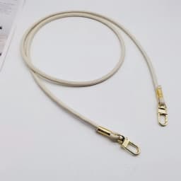 Unicolor Leather Crossbody Bag Strap Replacement with Phone Loss Prevention Chain for DIY Bag Making Projects