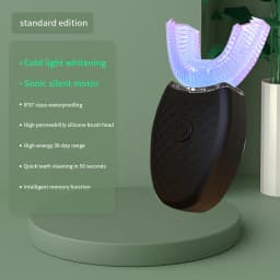Electric Toothbrush U-Type 360 Degrees Intelligent Silicon Head Electric Toothbrush Automatic USB Rechargeable Waterproof