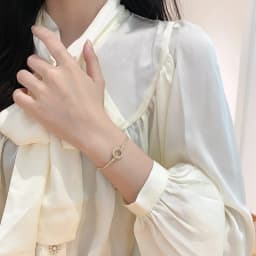 Korean Simple 925 Sterling Silver Round Circle Crystal Chain Bracelet For Women Homme Wedding Party Jewelry Gift Real Money