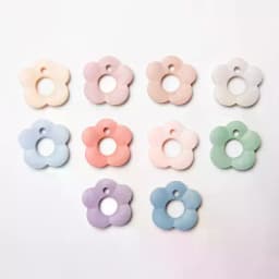 10Pcs Flower-Shaped Silicone Keycap Durable Key Protection Covers Easy-To-Install Keychain Organizer Random Color